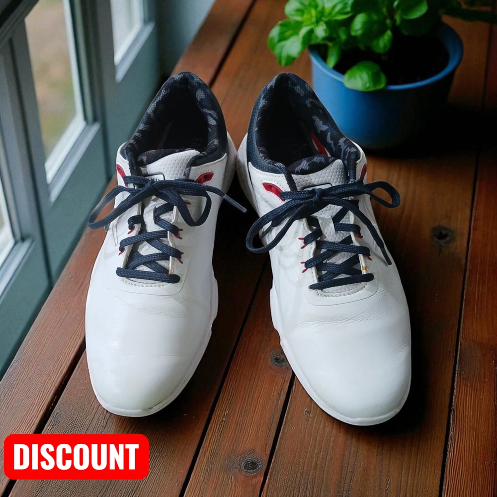Callaway White and Black Sneakers with Classic Design